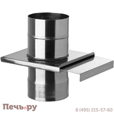 Шибер-задвижка Феррум 120мм (AISI 430/ 0,8мм) фото