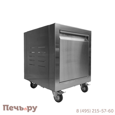 Шкаф тележка B-Fire из нержавейки (2 горелки, 550 мм) фото 2