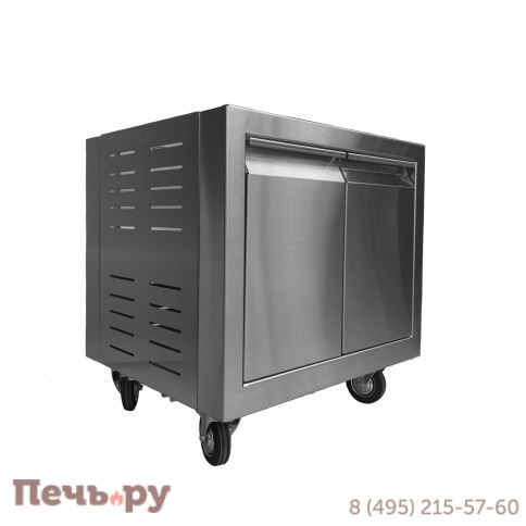 Шкаф тележка B-Fire из нержавейки (3 горелки, 600 мм) фото 2