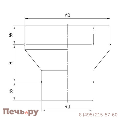 Старт-сэндвич Феррум BlackSide черный (AISI 430/0.8 мм) фото 4