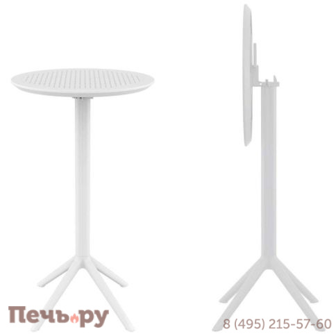 Стол пластиковый барный складной Sky Folding Bar Table 60 234/122-0114 фото