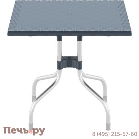 Стол пластиковый плетеный Siesta Contract Forza Rattan 80 фото 10