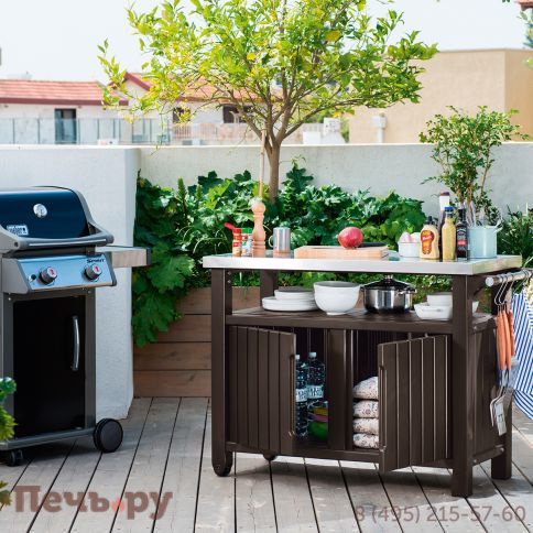 Столик Gardeck для барбекю 207 Л (Unity XL 207L) графит фото 7