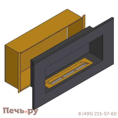 Теплоизоляционный корпус ZeFire для биокаминов Elliot 1800, Sirius 1800, Flagman 1600 фото