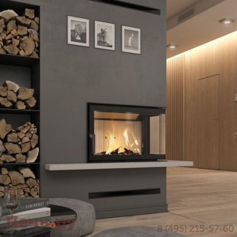 Топка Defro Home Impuls ME угловая, 10 кВт, 770/450/380мм фото 7