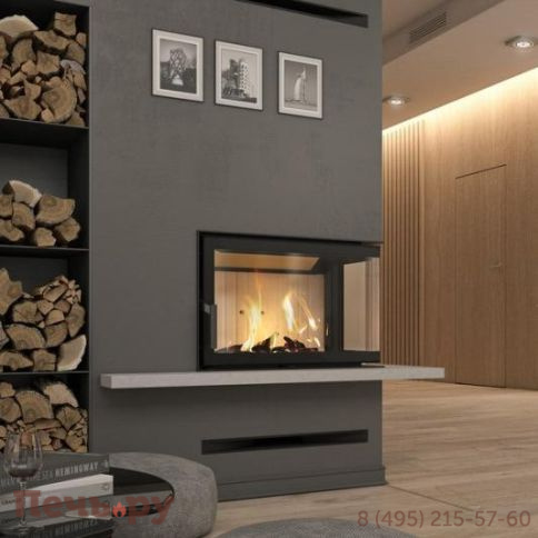 Топка Defro Home Impuls SM угловая, 8 кВт, 670/450/380мм фото 6