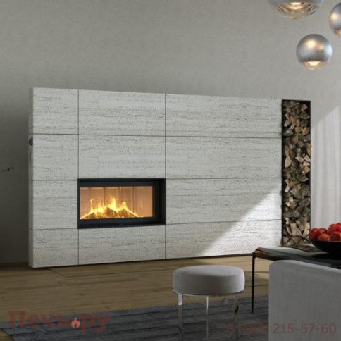 Каминная топка Defro Home Intra LA G, 16 кВт, 946/552мм, гильотина фото 3