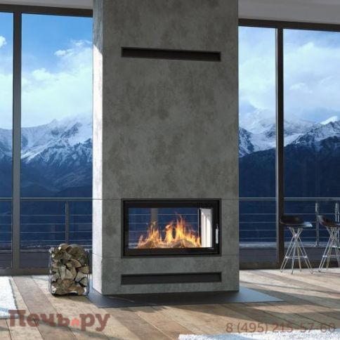 Топка Defro Home Intra LA T, 16 кВт, 987/535мм, туннель фото 3