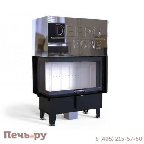 Каминная топка Defro Home Intra ME G угловая, 13кВт, 924/548/498мм, гильотина фото