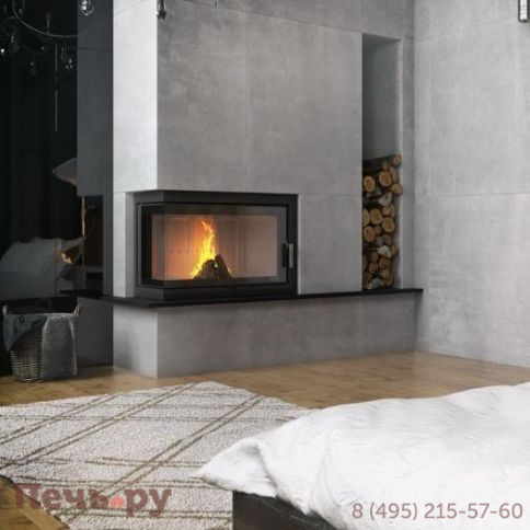 Каминная топка Defro Home Intra ME угловая, 13 кВт, 907/535/482мм фото 4