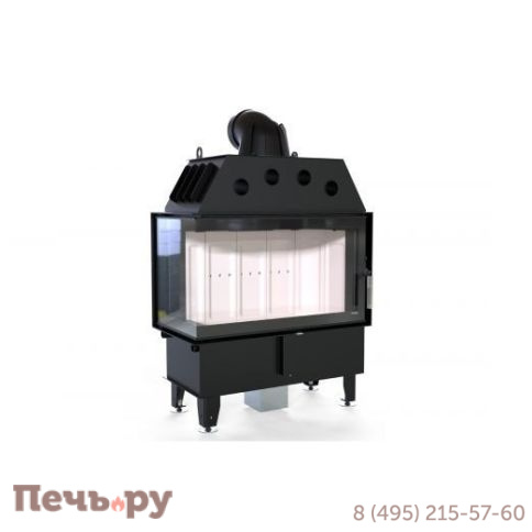 Каминная топка Defro Home Intra ME угловая, 13 кВт, 907/535/482мм фото