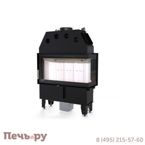 Топка Defro Home Intra Slim ME угловая, 8 кВт, 834/465/337мм фото 3