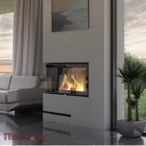Топка Defro Home Intra Slim SM  угловая, 6 кВт, 667/465/337мм фото 5