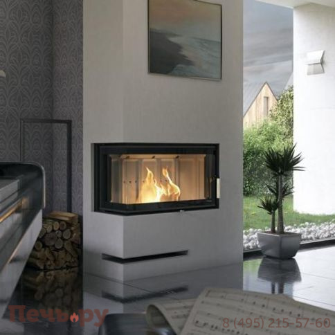 Топка Defro Home Intra Slim SM  угловая, 6 кВт, 667/465/337мм фото 6