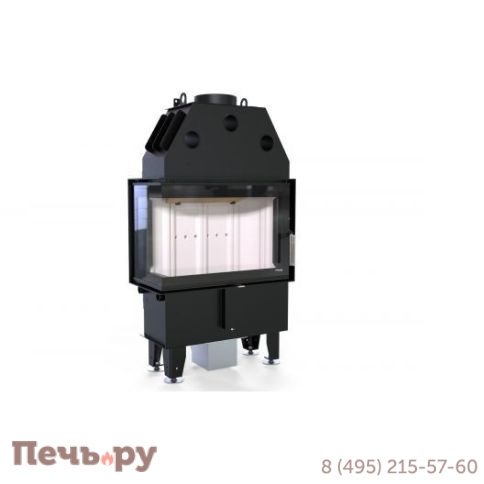Топка Defro Home Intra Slim SM  угловая, 6 кВт, 667/465/337мм фото