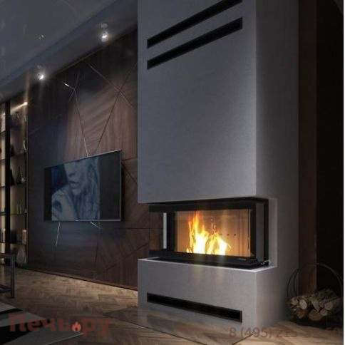 Каминная топка Defro Home Intra SM C, 10 кВт, 753/477/337мм фото 3