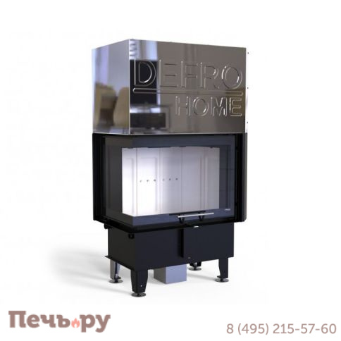 Топка Defro Home Intra SM G угловая, 10кВт, 755/548/498мм, гильотина фото