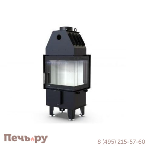 Топка Defro Home Intra XSM Mini угловая, 8кВт, 500/465/412 мм фото 3