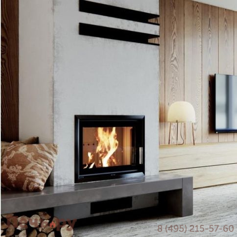 Топка Defro Home Riva SM Short, 16 кВт, 630/465мм, с водяным контуром фото 4