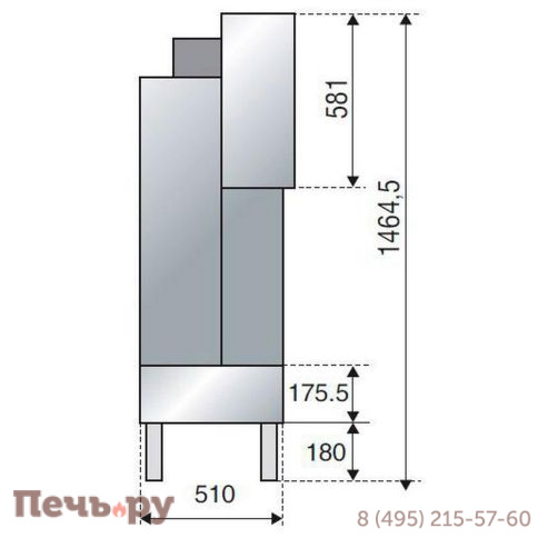 Топка каминная Axis F 800 simple face фото 4
