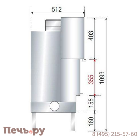 Топка каминная Axis H 800 simple face фото 4