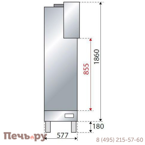 Топка каминная Axis Zénith 800 simple face KOA фото 4