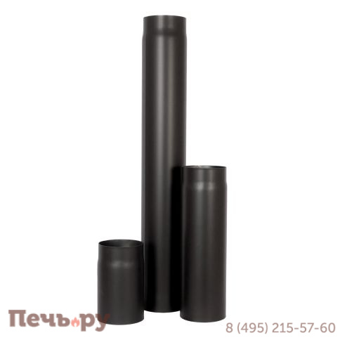 Труба Lava (сталь 2мм, черный) 250мм фото
