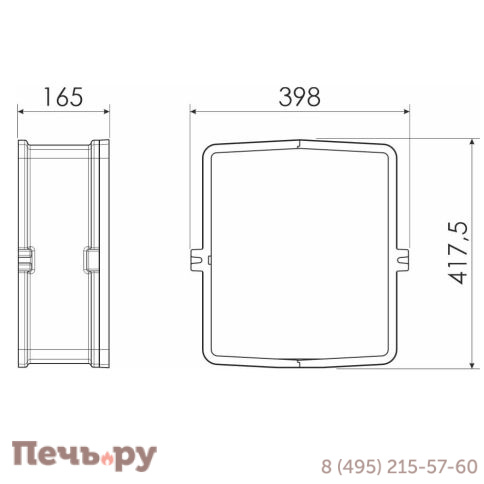 Удлинитель тоннеля и колосникового дна Прометалл Уцененный фото 2