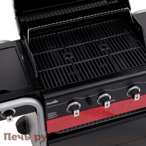 Угольный + Газовый гриль Char-Broil Gas2Coal Hybrid 3B фото 4