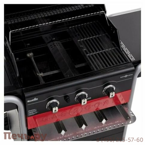 Угольный+Газовый гриль Char-Broil Gas2Coal Hybrid 3B (с открывалкой для бутылок) фото 10