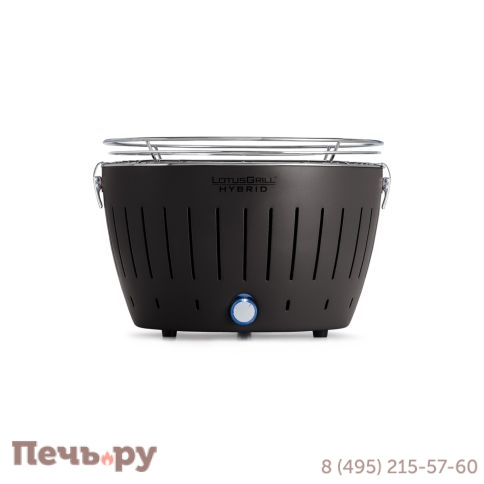 Угольный газовый гриль Lotus Grill Hybrid Classic Anthracite Grey фото