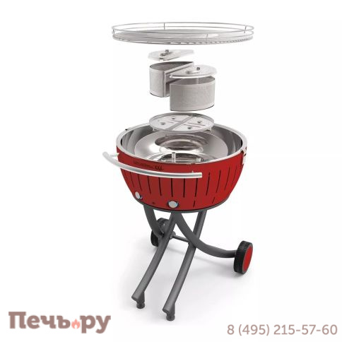 Угольный гриль Lotus Grill XXL Blazing Red фото 3