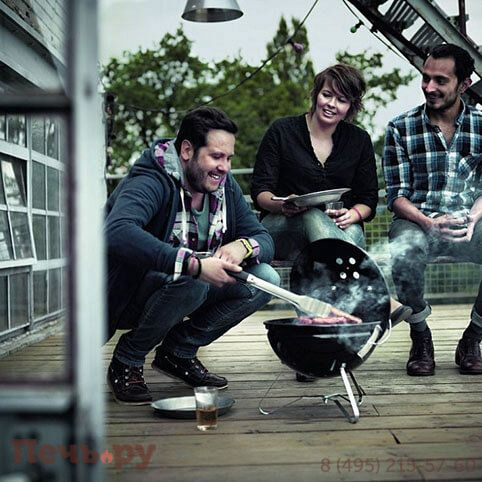 Угольный гриль Weber Smokey Joe Premium фото 8