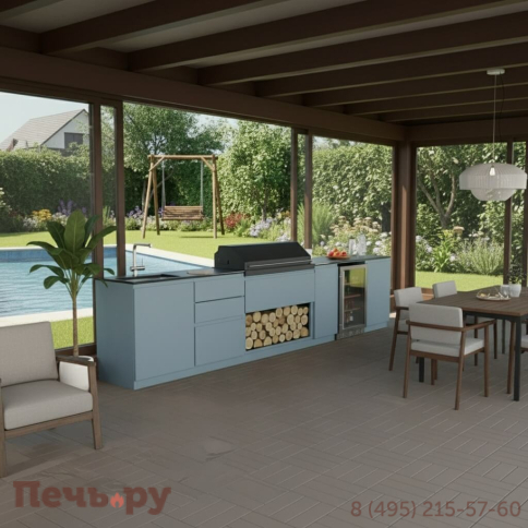 Уличная гриль кухня Астов №7 фото 5