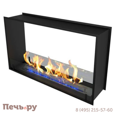 Встраиваемый сквозной очаг Zefire Standart 1200 (без топливного блока) фото 2