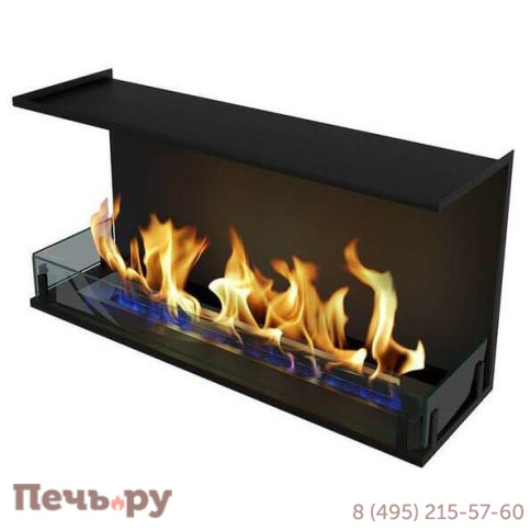 Встраиваемый торцевой очаг ZeFire Standart 1000 (без топливного блока) фото 2