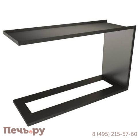 Встраиваемый торцевой сквозной очаг ZeFire Standart 1000 (без топливного блока) фото