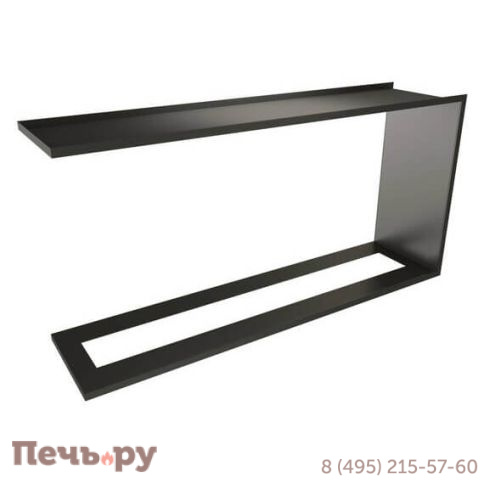 Встраиваемый торцевой сквозной очаг ZeFire Standart 1200 (без топливного блока) фото