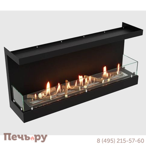 Встроенный биокамин Lux Fire фронтальный 1040 S фото 6