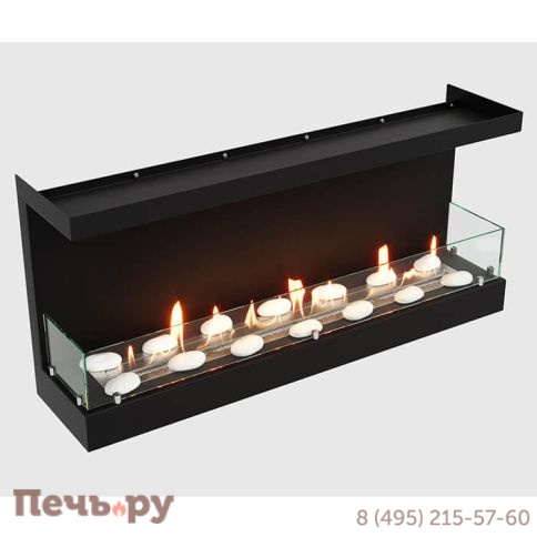 Встроенный биокамин Lux Fire фронтальный 1040 S фото 7