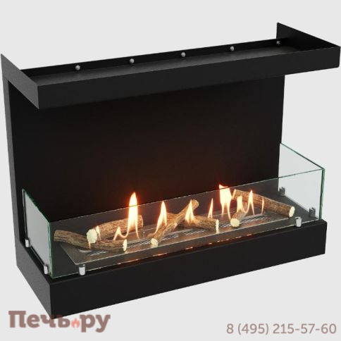 Встроенный биокамин Lux Fire фронтальный 640 S фото 4