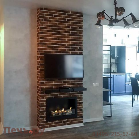 Встроенный биокамин Lux Fire Кабинет 530 S фото 4