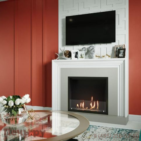 Встроенный биокамин Lux Fire Кабинет 530 S фото