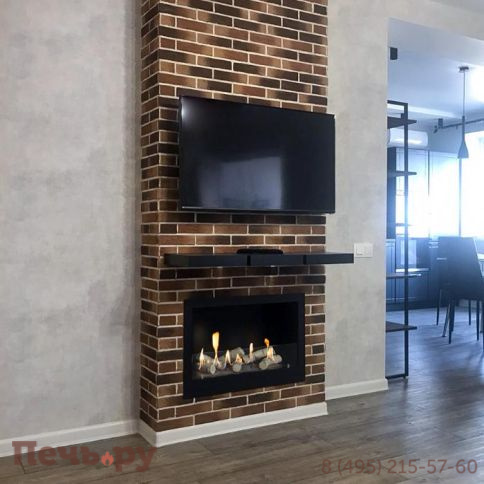 Встроенный биокамин Lux Fire Кабинет 610 М фото 2