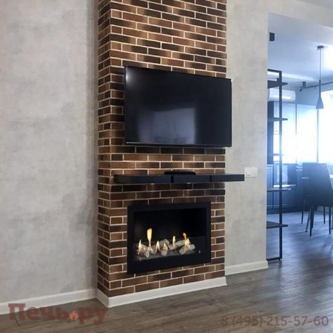 Встроенный биокамин Lux Fire Кабинет 730 S фото 2