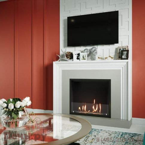 Встроенный биокамин Lux Fire Кабинет 730 S фото 5