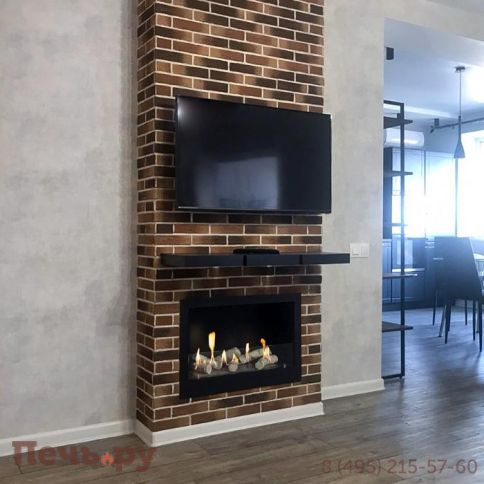 Встроенный биокамин Lux Fire Кабинет 810 М фото 2