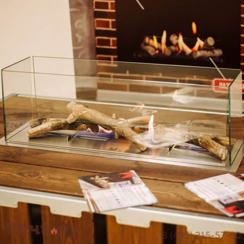 Встроенный биокамин Lux Fire Модуль 600 фото 2