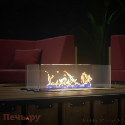 Встроенный биокамин Lux Fire Модуль 600 фото 3