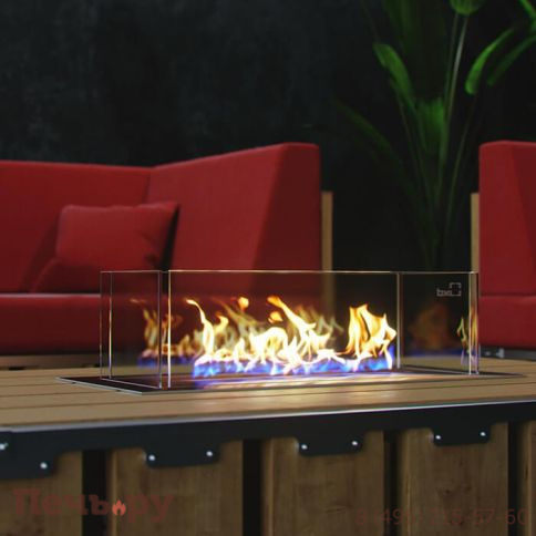 Встроенный биокамин Lux Fire Модуль 600 фото 4